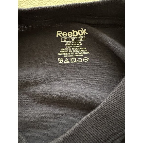 Reebok Chicago Bear Men's Medium Blue Short Sleeve T-Shirt NFL Football Tee - Picture 4 of 7